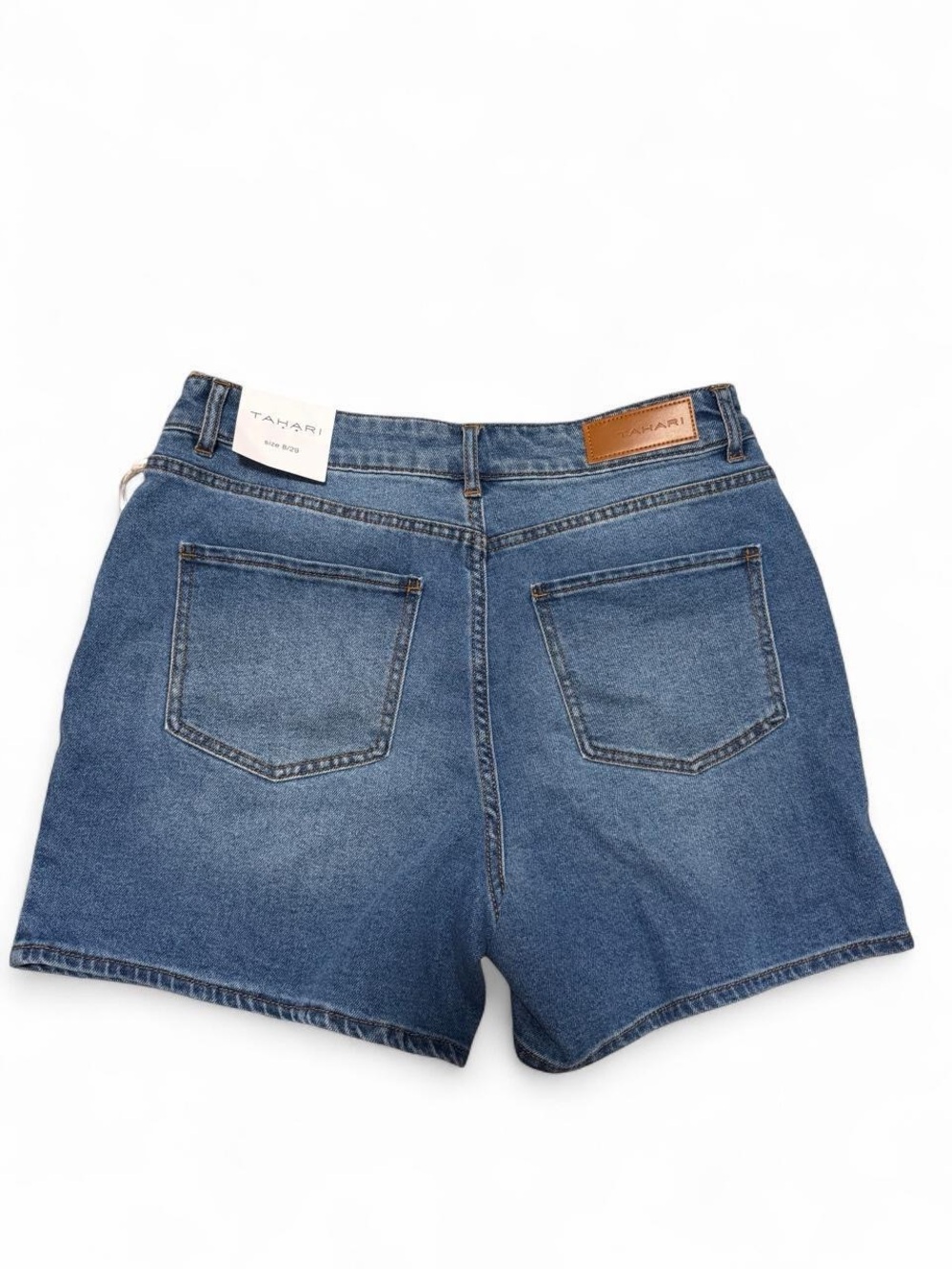 Tahari Classic Blue Denim Jean Shorts - Picture 4 of 4